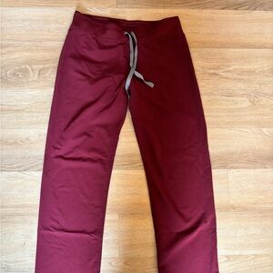 Figs Livingston scrub pant maroon